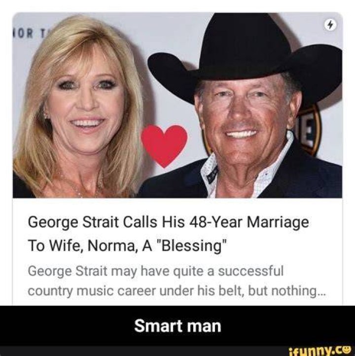 Strait Calls His 48Year Marriage To Wife, Norma, A "Blessing"