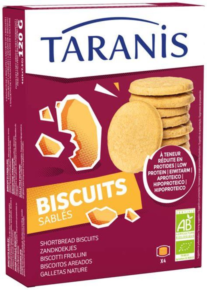 Taranis Low Protein Biscuits Shortbread Biscuits Promin