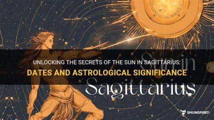 The Sun Enters Sagittarius On November 22nd This Is What It Means For