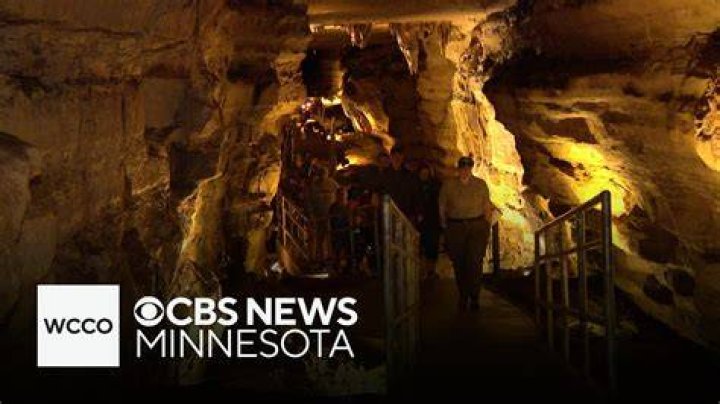 This Minnesota Cave Features Underground River and Waterfall