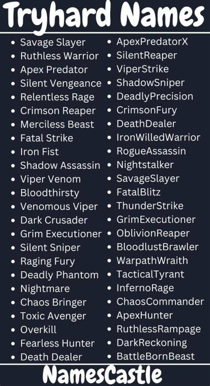 tryhard look check. tryhard name check. tryhard kd wtf?