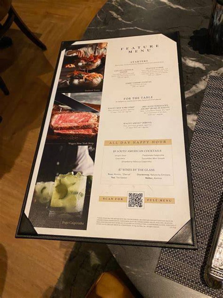 Updated Fogo de Chao Menu Prices on Everything (2024)