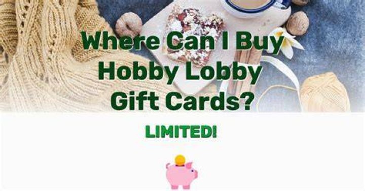 Where Can I Buy Hobby Lobby Gift Cards Cookware Ideas